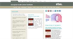 Desktop Screenshot of etui.org